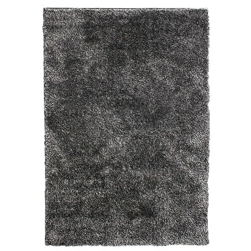 Thedecofactory JEWEL - Tapis à poils longs anthracite 133x190