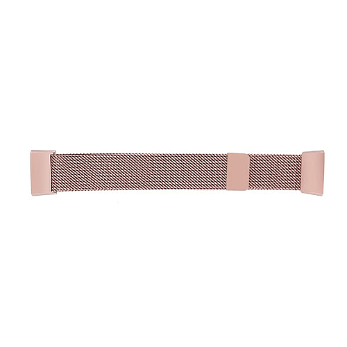 Wewoo Bracelet montre en métal pour Fitbit Charge 3 (or rose)