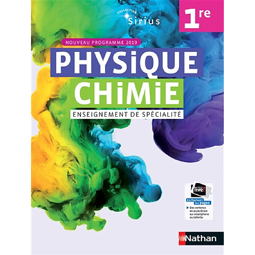 Physique chimie 1re enseignement de spécialité : nouveau programme 2019