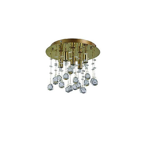 Ideal Lux Suspension Moonlight Or 5 ampoules 20cm