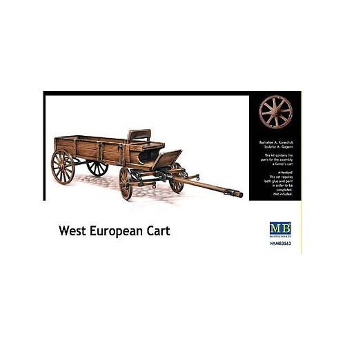 Master Box Figurine Mignature West European Cart