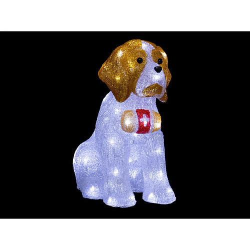 St Bernard lumineux H38 cm - FEERIC CHRISTMAS