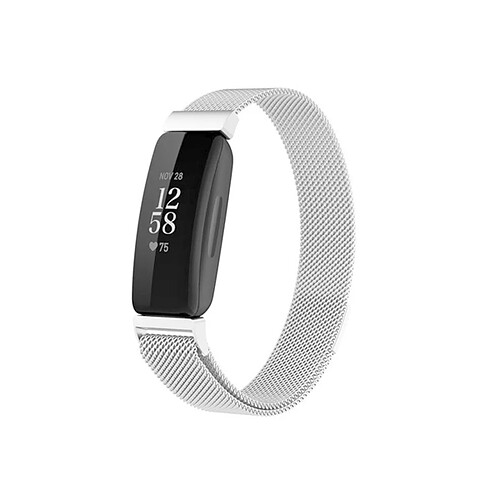 PHONECARE Bracelet Milanese Loop Fermoir Magnétique pour Fitbit Inspire 2 - Gris