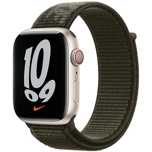 Nike Sport Loop bracelet pour Apple Watch Series 1 á 9 / SE (38/40/41 mm) | Series 10 (42 mm) - Cargo Khaki