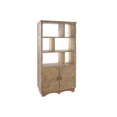 Pegane Etagère en bois recyclé coloris marron - Longueur 93 x profondeur 42 x hauteur 188 cm