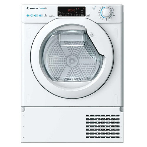 Sèche-linge pompe à chaleur avec condenseur 60cm 7kg blanc - BCTDH7A1TE-S - CANDY