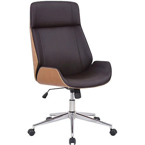 Non Chaise de bureau Varel simili cuir