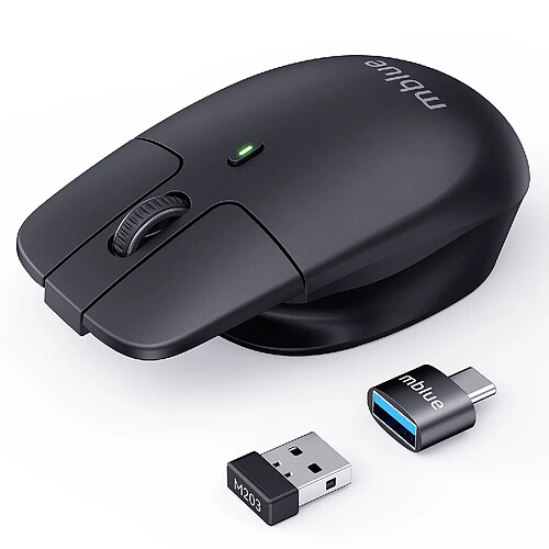 Souris Meizu mblue M203 Sans fil flottant léger 4 boutons Noir