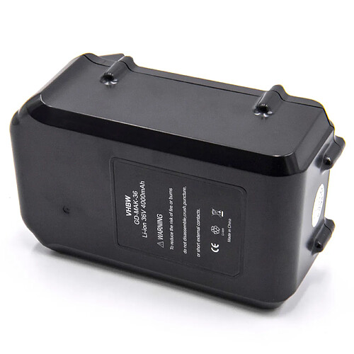 vhbw 1x batterie compatible avec Makita BC300, BC300LDWB, BC300LDWBE, BC300LDZ, BHR261 outil électrique (4000 mAh, Li-ion, 36 V)