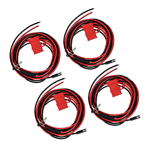 4x Câble Cordon D'Alimentation DC Pour Motorola Radio PM400 CM300 CDM750 CDM1250