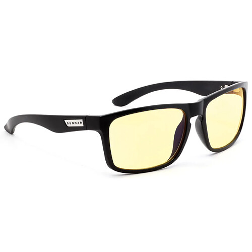 Lunettes Gunnar Anti lumière bleue et Anti Fatigue - INTERCEPT ONYX | AMBER (65% de filtration)