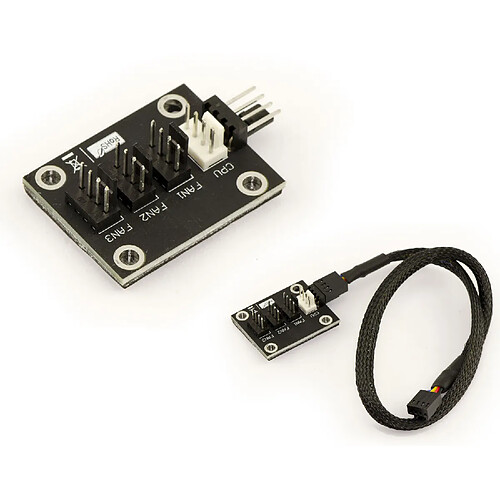 Kalea-Informatique Connectique Ventilateurs - SPLITTER 4 VOIES Avec Cordon. Compatible CPU FAN Avec Cordon. Compatible CPU FAN