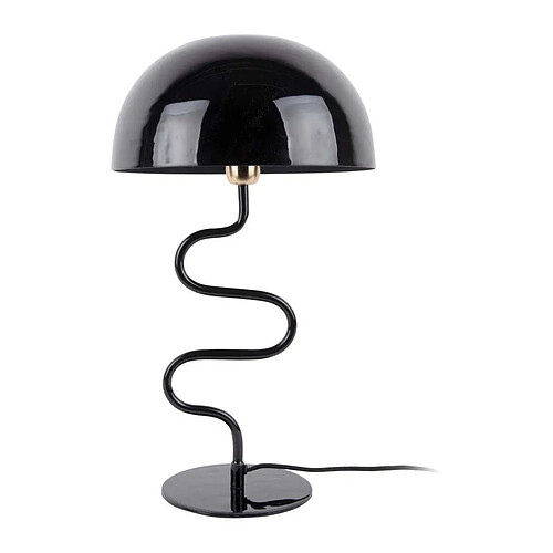 LEITMOTIV Lampe à poser en métal Twist noir.