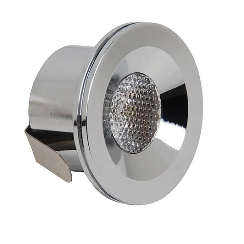 HOROZ ELECTRIC Mini spot LED encastrable 3W (Eq. 24W) 4200K chrome Diam.40mm Haut 25mm