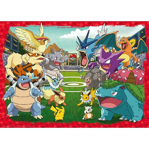 Ravensburger-Puzzle 1000 pieces-L'affrontement des Pokémon-Adultes & enfants dés 14 ans-Puzzle de qualité supérieure-12000628