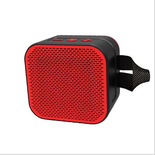 Universal Bluetooth sans fil V4.2 haut-parleur étanche extérieur portable portable Sound avec carte TF FM Radio AUX MP3 Music Play Haut-parleur | Haut-parleurs portables (rouge)