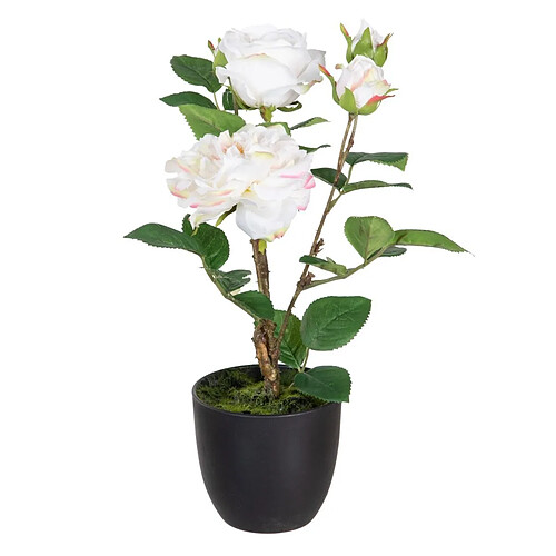 BigBuy Home Plante décorative Polyester Polyéthylène Fer Rose 27 x 27 x 38 cm