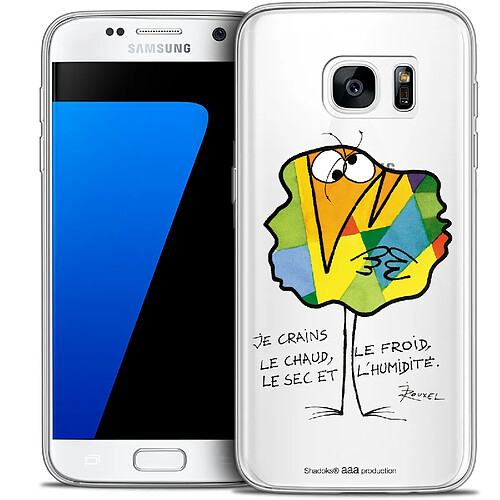 Caseink Coque Housse Etui Samsung Galaxy S7 [Crystal HD Collection Les Shadoks ? Design Chaud ou Froid - Rigide - Ultra Fin - Imprimé en France]