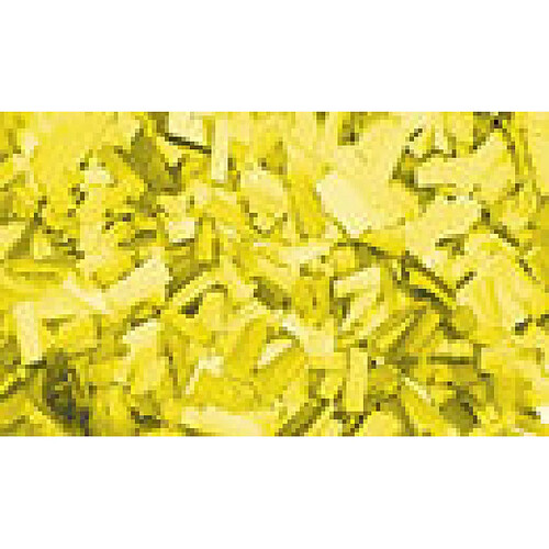 Confettis Rectangle 55 x 17mm Jaunes Showtec