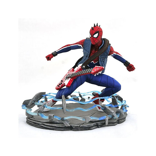 Diamond Select Toys Spider-Man 2018 - Statuette Video Game Gallery Spider-Punk 18 cm