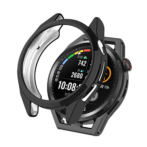 Coque en TPU électroplaqué, noir pour votre Huawei Watch GT Runner