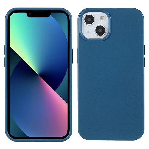 Coque en TPU anti-chute, style paille de blé bleu pour votre Apple iPhone 13 mini 5.4 pouces