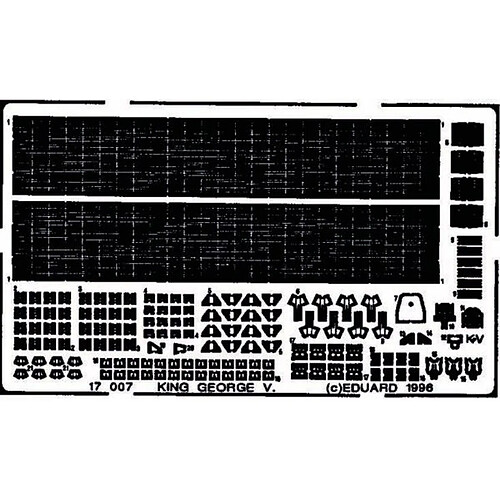 HMS King George V. für Tamiya Bausatz 77525- 1:700e - Eduard Accessories