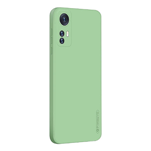 Coque en silicone PINWUYO flocage de fibres vert pour votre Xiaomi 12