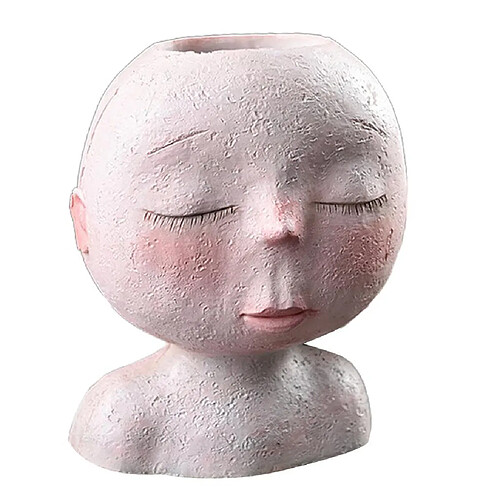 Visage Succulent planteur Vase petit visage planteur tête visage Vase décoration de la maison Succulent Cactus plante d'intérieur Pot Pot de fleurs