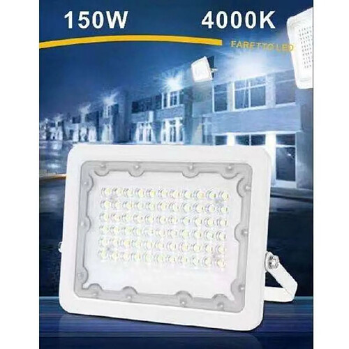 Tradex WATT LED FLOODLIGHT OUTDOOR IP65 WHITE LIGHT 6500K 4000K 3000K FS150W-B