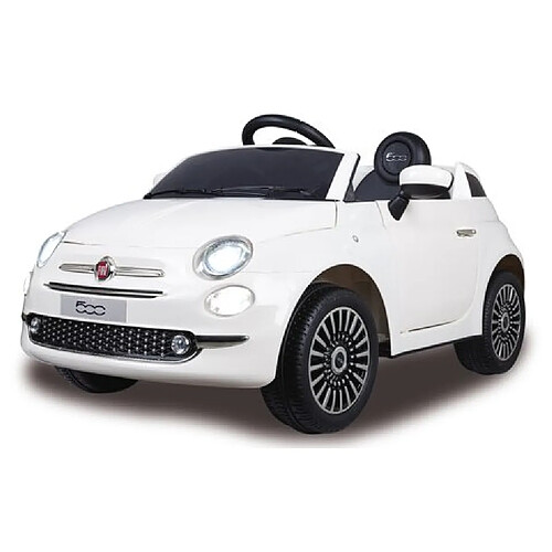 Jamara Ride-on Fiat 500 blanc 12V