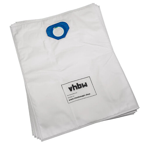 vhbw 5 sacs microfibres non tissées compatible avec BVC C 600, Compact 600, Junior, Junior Super, S 500, S 600, S 700, S 800 aspirateur 63cm x 49cm