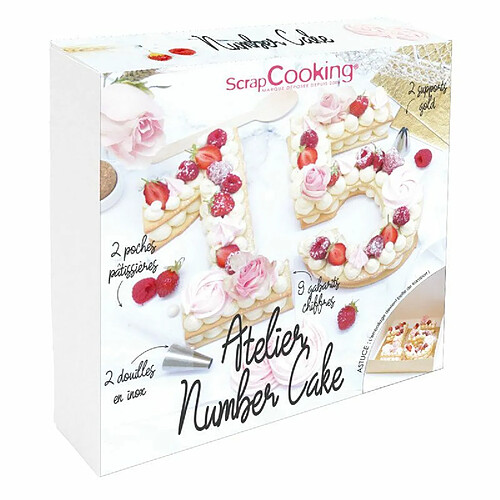 Scrapcooking Coffret atelier number cake