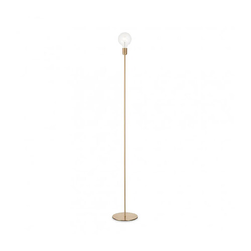 Ideal Lux Lampadaire Microphone Métal Laiton satiné 1 ampoule 170cm