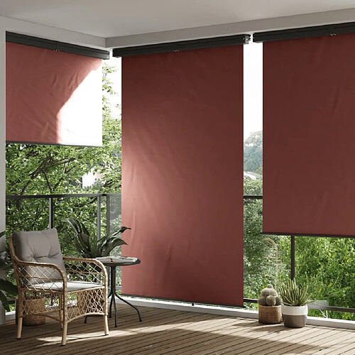 vidaXL Auvent latéral de balcon 165x250 cm Marron