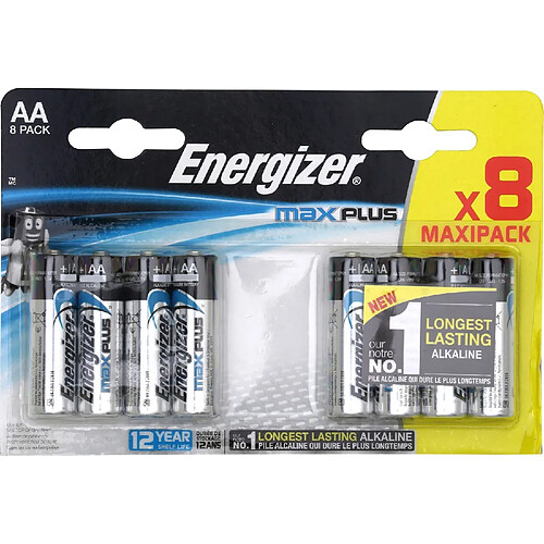 Energizer Pile Alcaline Max Plus AA LR6 1.5v