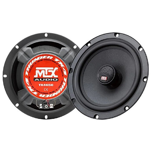 MTX Haut-parleurs coaxiaux 2 voies TX465C - 16,5 cm - 80W