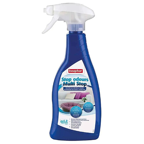 Spray Stop Odeurs et Tâches Multi Stop pour Habitat - Beaphar - 500ml