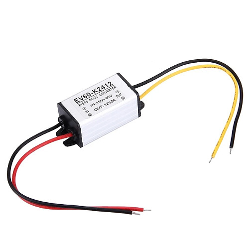 Wewoo EV60-K2412 DC 15-40V à 12V 3A 36W Adaptateur secteur voiture convertisseur DC-DC Step Down Module