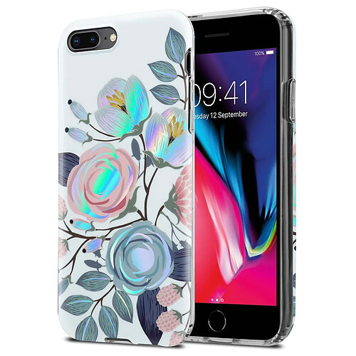 Cadorabo Coque iPhone 7 PLUS / 7S PLUS / 8 PLUS Etui en Blanc