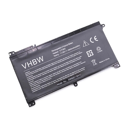 vhbw batterie compatible avec HP Pavilion X360 13-u104nr, X360 13-u104nx, X360 13-U105LA, X360 13-U105NA laptop (3600mAh, 11.55V, Li-Ion, noir)