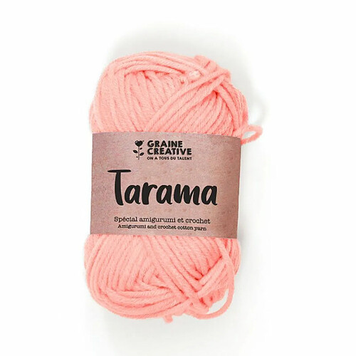 Graines Creatives Fil de coton spécial crochet et amigurumi 55 m - vieux rose