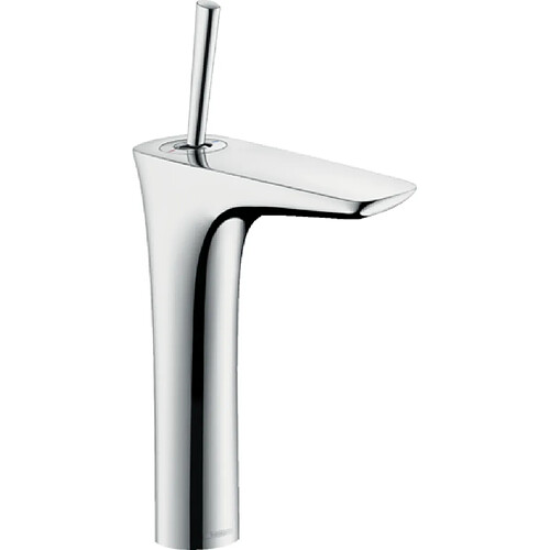 Hansgrohe - Mitigeur de lavabo PuraVida 200 bec 132 mm, bonde Push-Open chromé