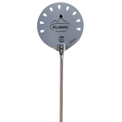 Pelle à pizza Ronde Inox Ø22cm Manche 1.50m Bellanapoli Qualité Professionnelle