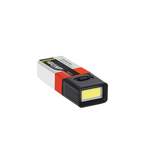 VELAMP SNICKER : Lampe torche LED COB 50 lumens avec pile 9V