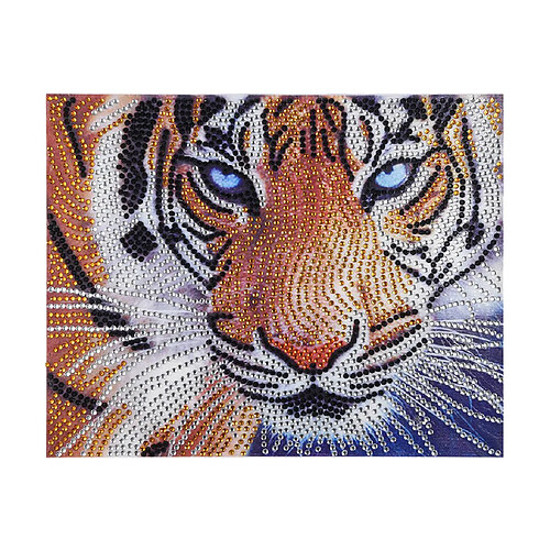 Peinture de diamant en forme spéciale 5D point de croix bricolage Kits Arts Craft-Tiger