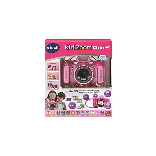 Appareil photo enfant Vtech Kidizoom Duo FX Rose