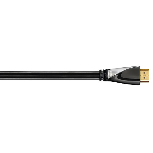 HAMA Câble HDMI™ grande vitesse, fiche - fiche, filtre, doré, Ethernet, 2 m