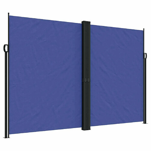 Maison Chic Auvent latéral rétractable | Store latéral | Brise-vue latéral bleu 220x600 cm -GKD25028