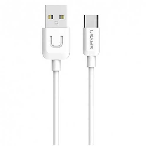 CABLE USB TYPE C USAMS U-TURN SERIES US-SJ099 BLANC WHITE